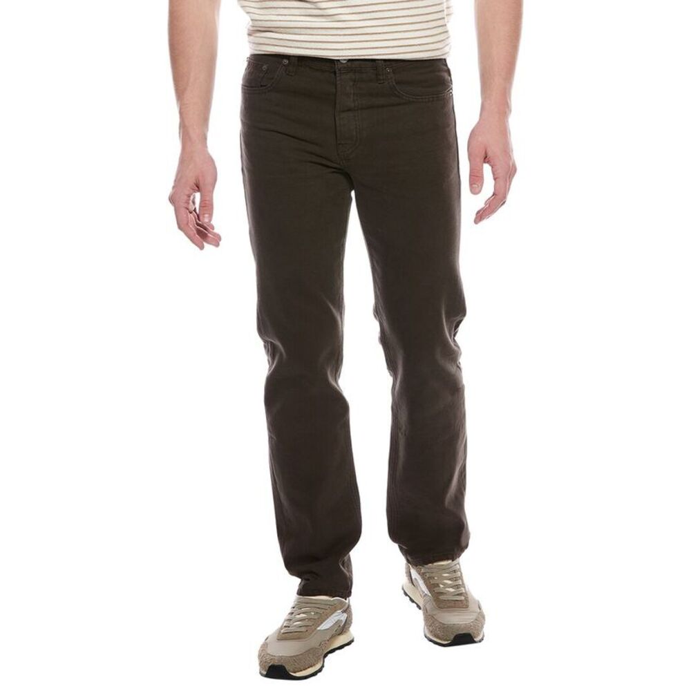 Frame Denim Mens Frame The Straight Dark Brown Jean, Brown